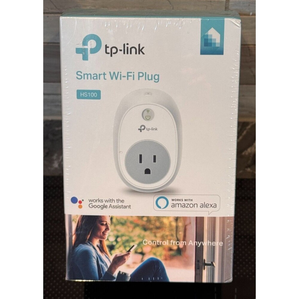 tp-link Smart Wi-Fi plug HS100, works with Alexa and Google assistant